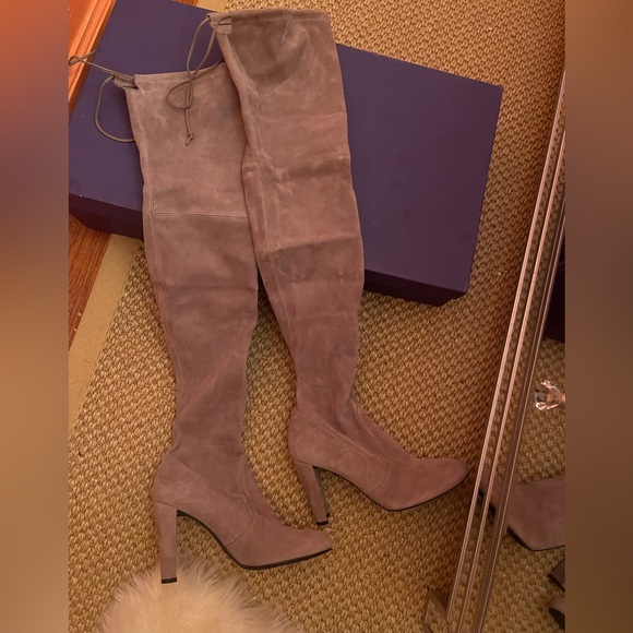 stuart weitzman highland boots taupe